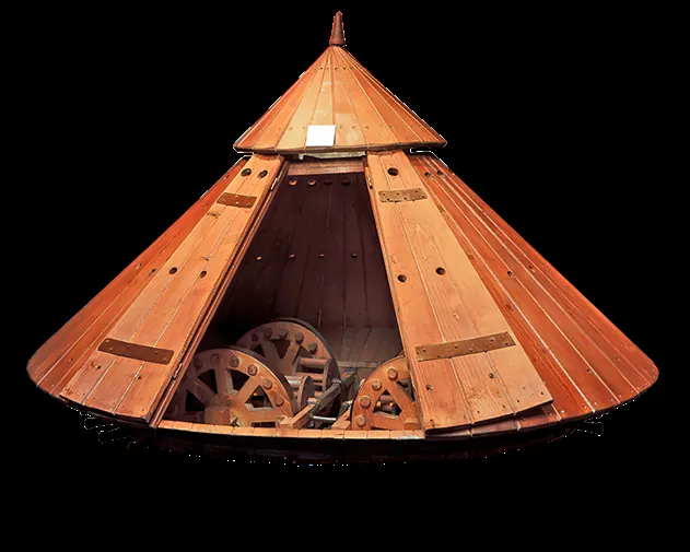Ricostruzioni funzionanti delle macchine di Leonardo da Vinci esposte al museo di Roma